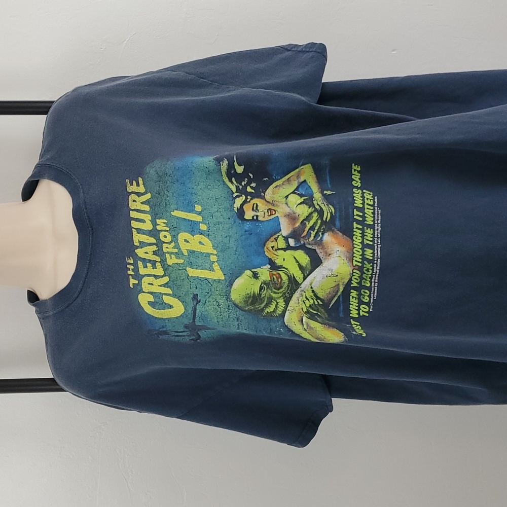 Gildan t-shirt The Creature From L.B.I. Just When You Thought it was saf size XL